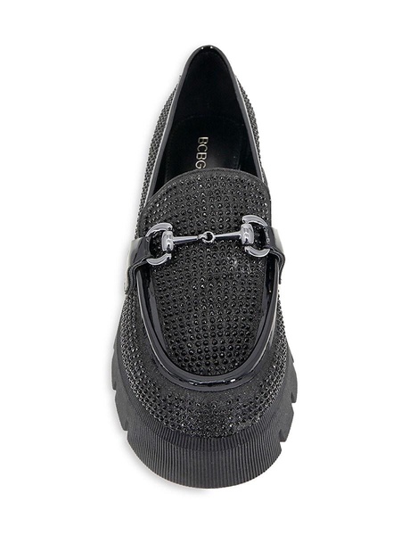 Raylin Rhinestone Studded Chunky Loafers