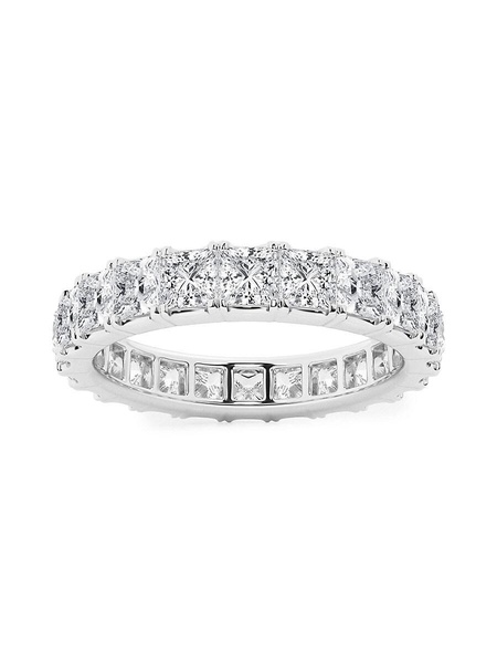 14K White Gold & 3 TCW Diamond Ring