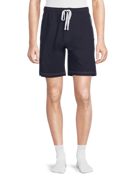 Micro Grid Drawstring Shorts