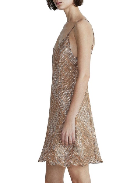 Delilah Silk Blend Chiffon Mini Dress