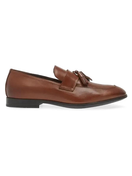 Glen Leather Tassel Loafers