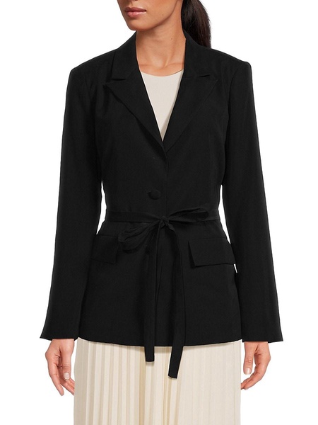 Tie Front Blazer