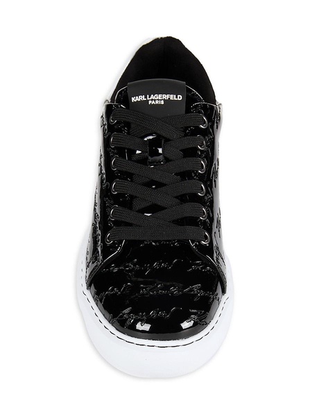 Monogram Patent Leather Low Top Sneakers