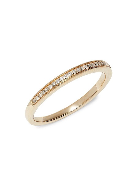 14K Yellow Gold & 0.086 TCW Diamond Ring