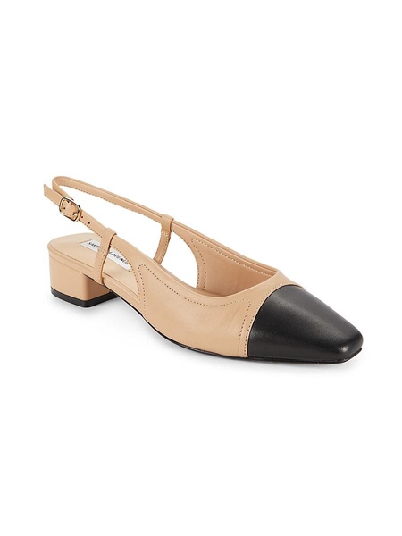 MIA 33MM Leather Slingback Pumps