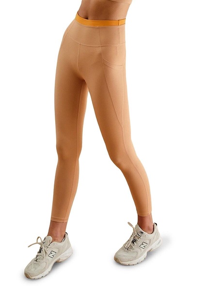 Contrast Waist Leggings