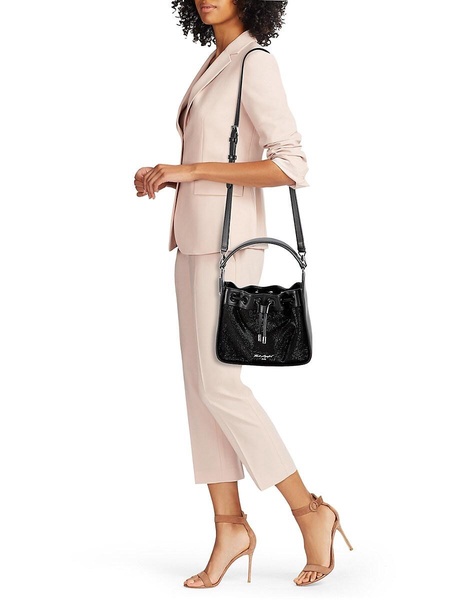 Sables Mesh Crossbody Bucket Bag