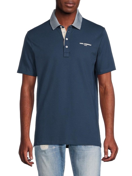 Logo Stretch Pima Cotton Polo