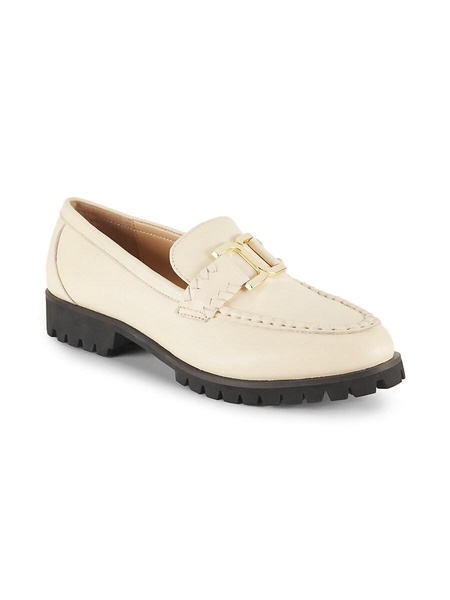 Pixie Apron Toe Leather Loafers