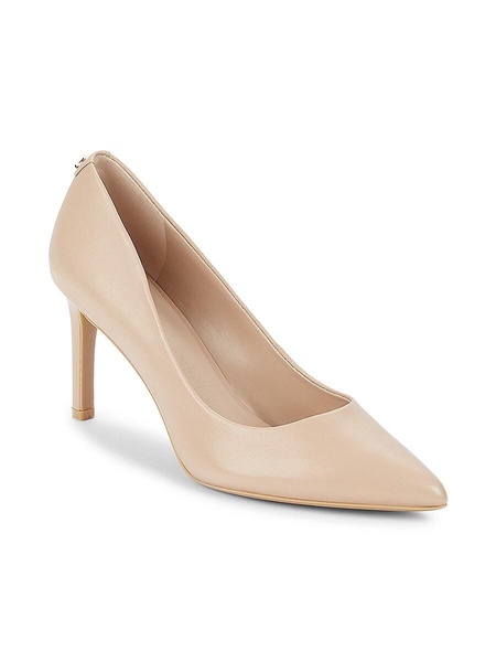 Glora Point Toe Leather Pumps