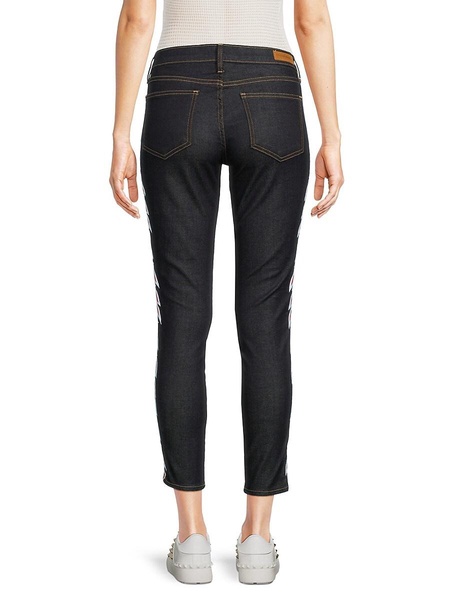 Flame Mid Rise Skinny Jeans