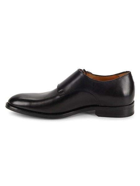 Matthew Leather Double Monk Strap Shoes