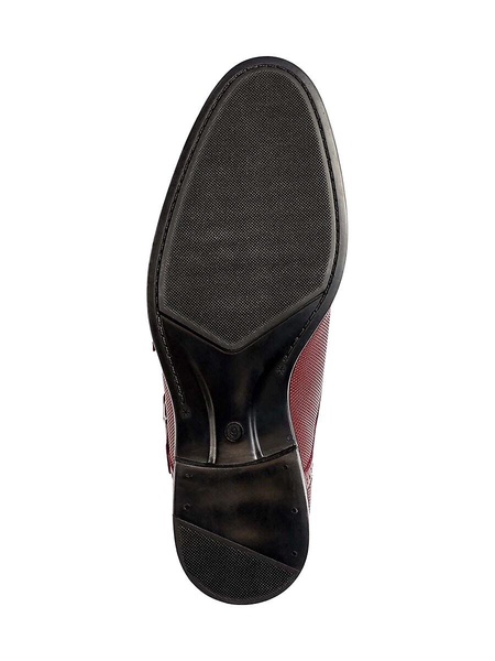 Double Monk-Strap Leather Oxfords