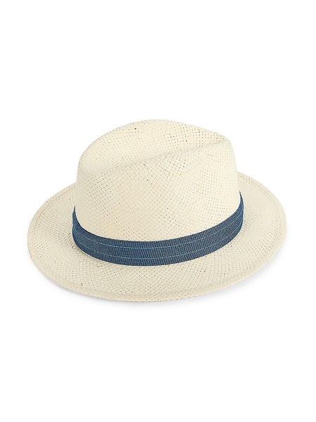 Potenza Denim & Straw Hat