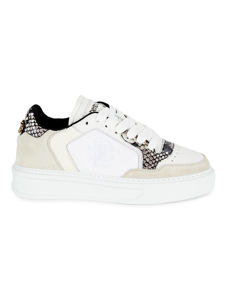 Leather Low Top Platform Sneakers