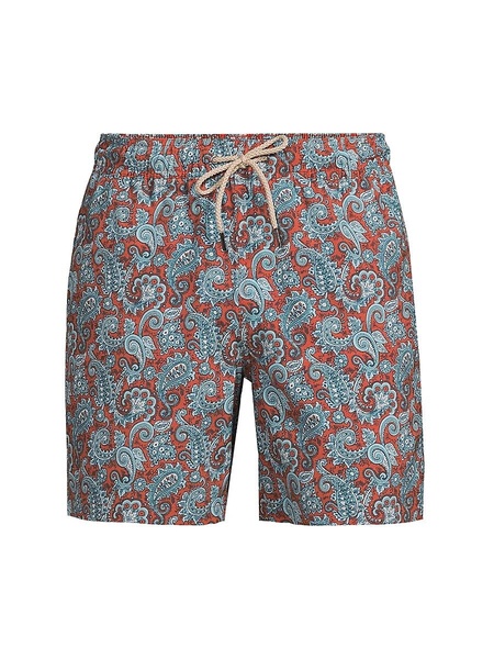 Bayberry Paisley Drawstring Swim Shorts