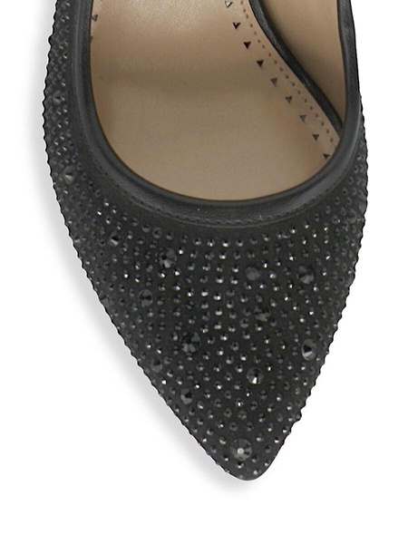 Naida Studded Faux Leather Pumps