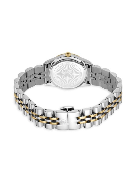 28MM Two Tone Stainless Steel & Crystal Bracelet Watch