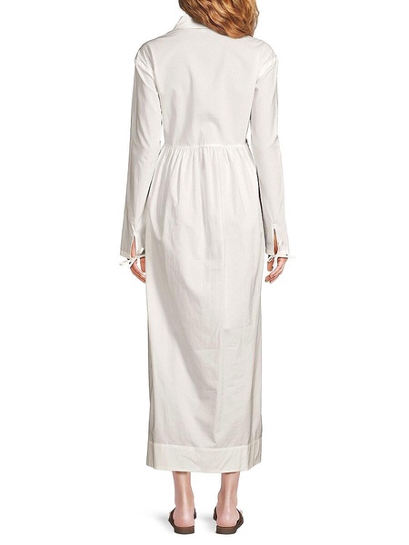 Maxi A Line Shirt Dress