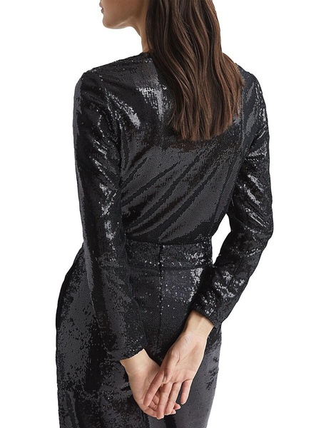 Julianne Sequin Long-Sleeve Top