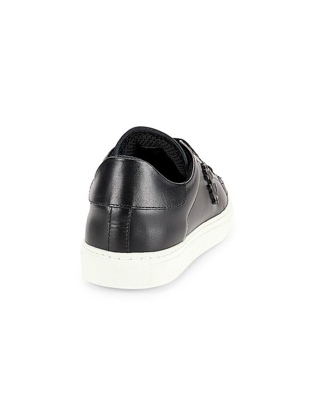 Low Top Leather Platform Sneakers