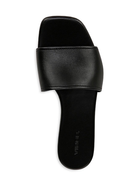 Debra Leather Flat Sandals