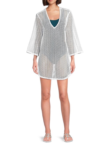 Mesh Mini Coverup Dress