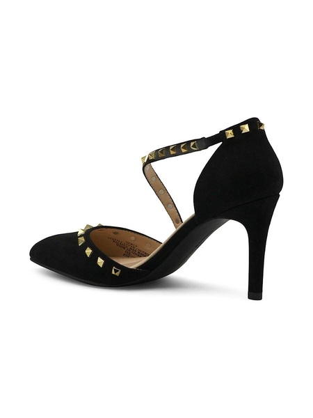 Newly Faux Suede Studded Pumps