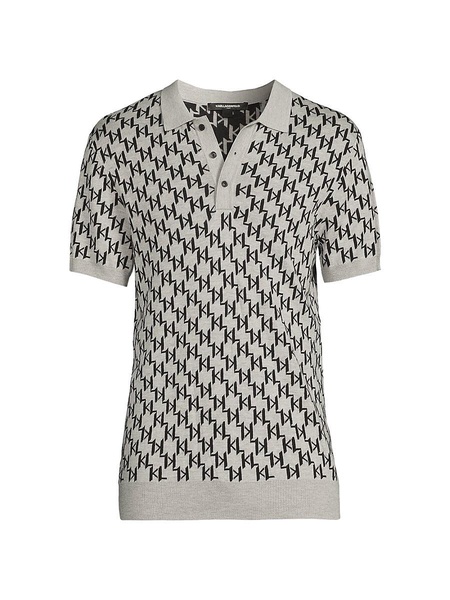 Print Knit Polo