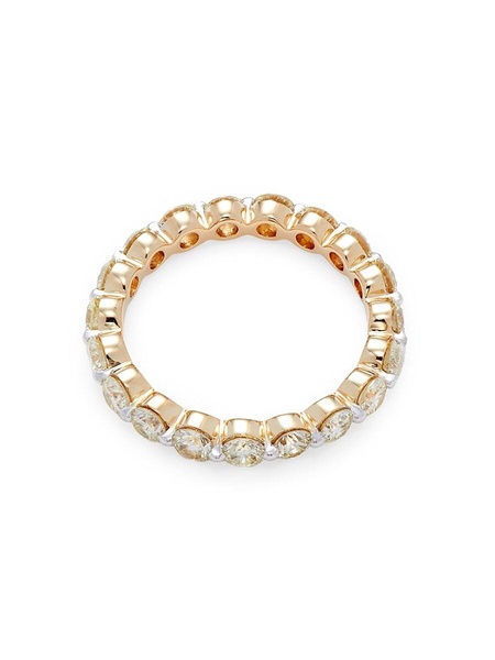 ​​14K Yellow Gold & 1.8 TCW Diamond Eternity Ring