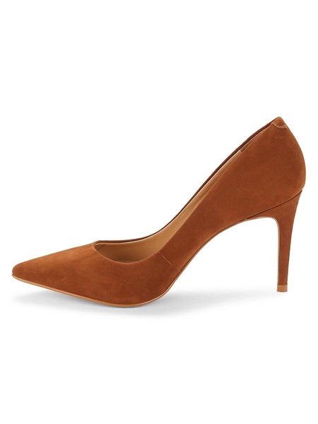 Point Toe Suede Pumps