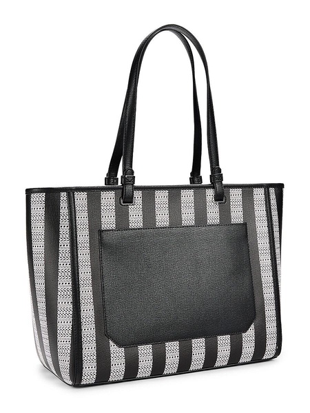 Maybelle Logo Striped Tote