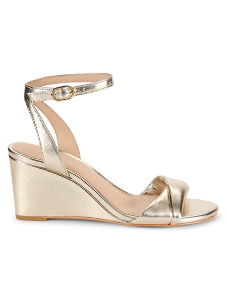 Everly Leather Wedge Sandals