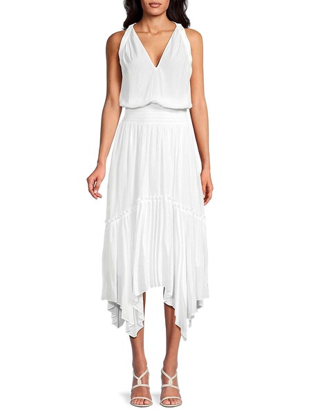 Ray Asymmetric Midi Dress