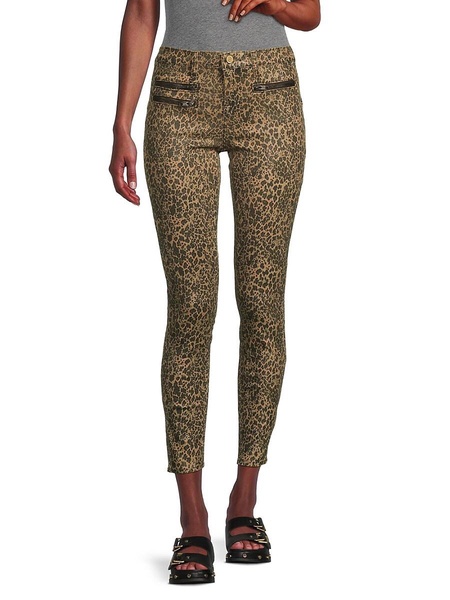 Animal Print Zip Pants