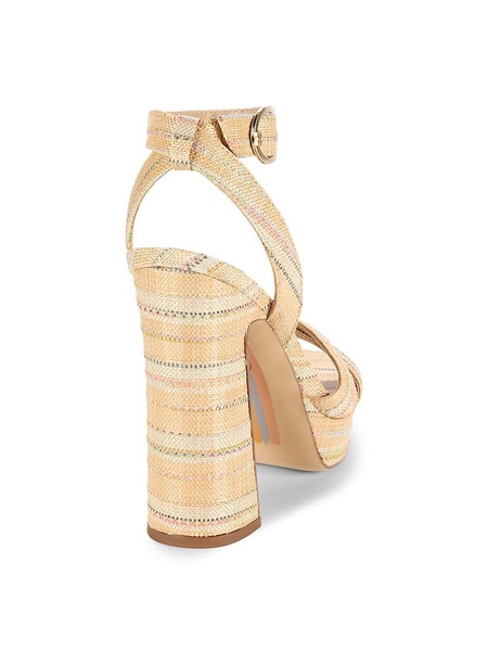 Kayna Striped Platform Sandals