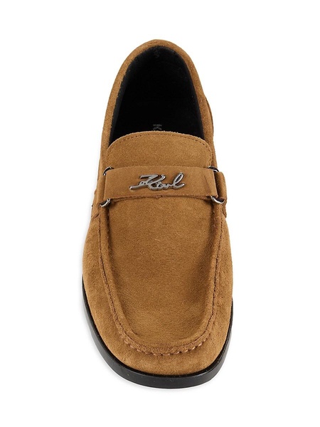 Suede Bit Loafers