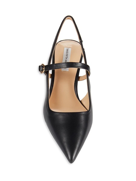 Aria Leather Slingback Pumps