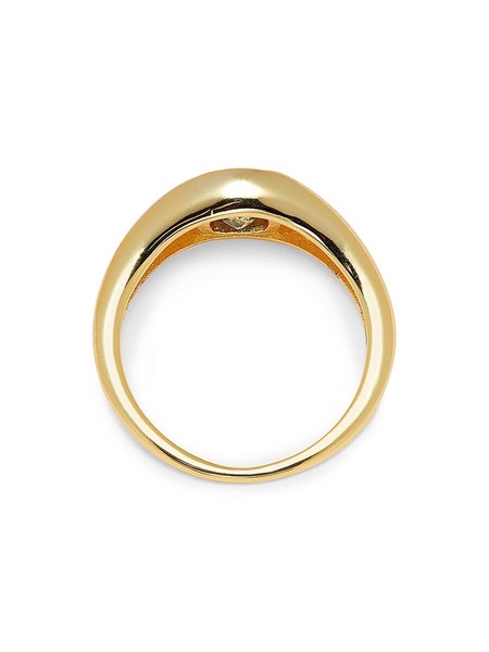 14K Goldplated & Cubic Zirconia Ring