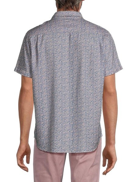 Carson Floral Linen Blend Shirt