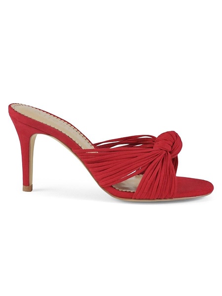 Jane Ultrasuede® Knotted Heel Sandals