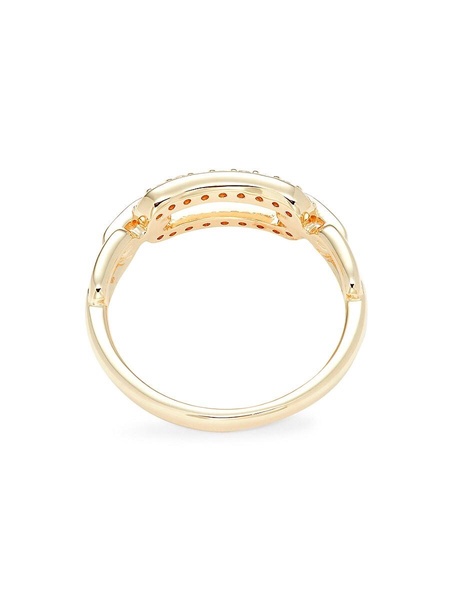 14K Yellow Gold & Diamond Ring