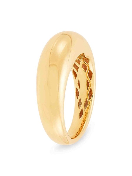 14K Yellow Gold Dome Band Ring