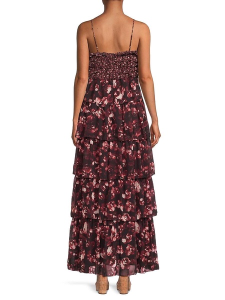 Helena Floral Tiered Maxi Dress