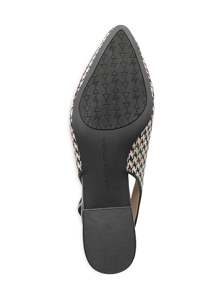 Papina Houndstooth Slingback Pumps