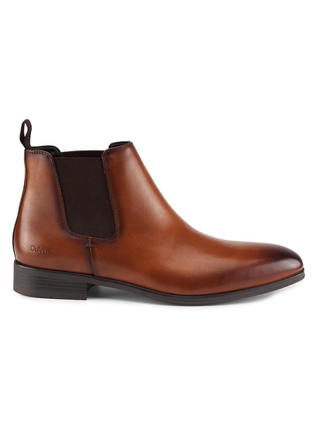 Donto Burnished Leather Chelsea Boots