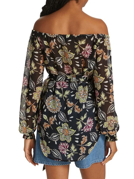 Sierra Floral Off The Shoulder Top