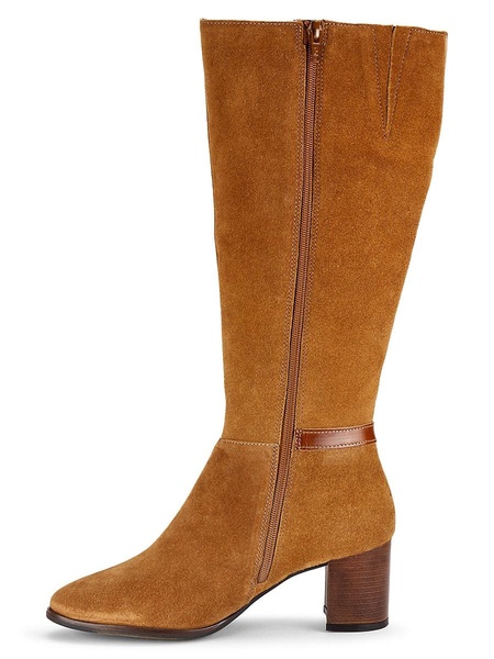 Karla 58MM Stacked Heel Knee Boots