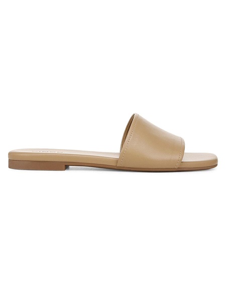 Debra Leather Flat Sandals