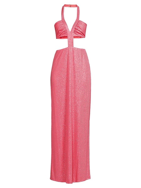 Lawson Halterneck Cutout Gown